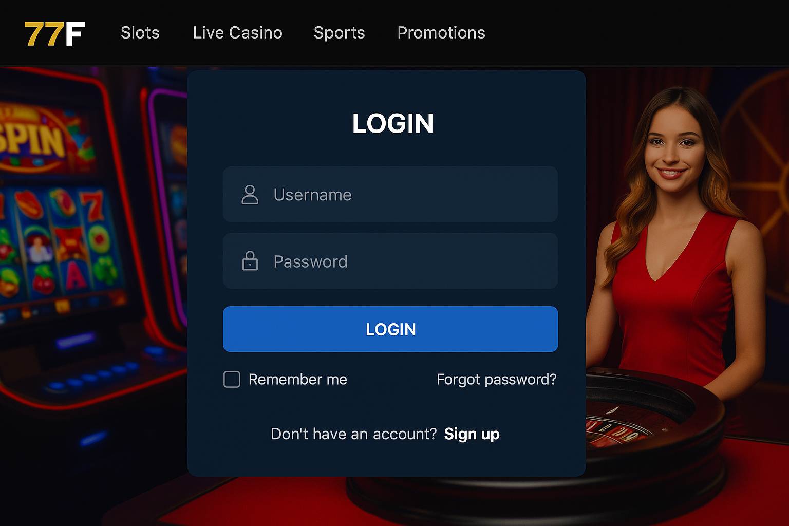 Registro na 77F Garante Acesso a uma Vasta Seleção de jogo