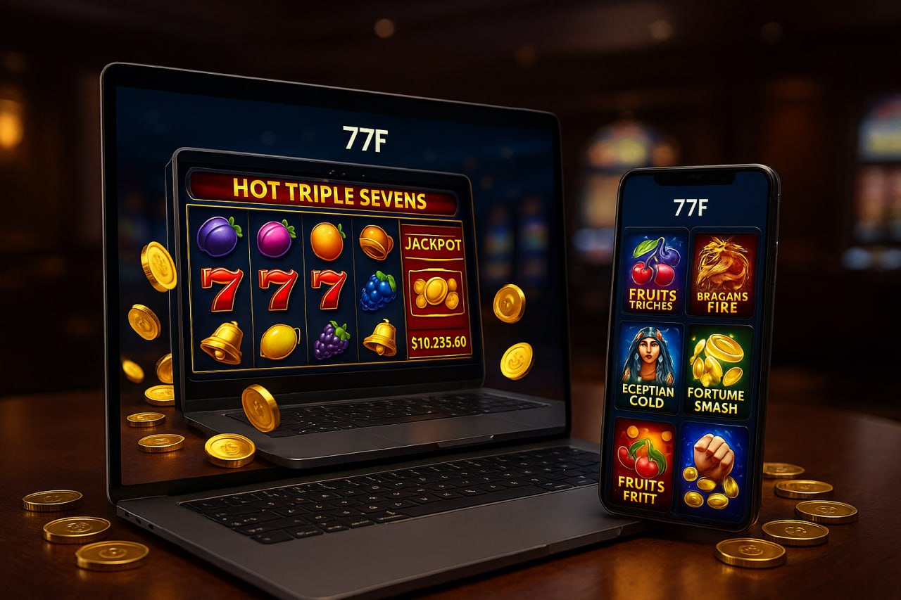Explore o mundo das slot machines no 77F Casino
